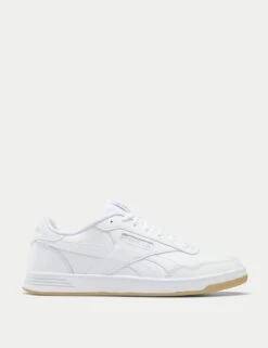 Reebok Court Advance Leather Lace Up Trainers -Marks and Spencer Shop court advance leather lace up trainers 11
