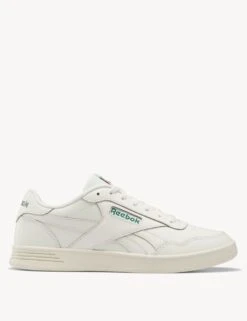 Reebok Court Advance Leather Lace Up Trainers -Marks and Spencer Shop court advance leather lace up trainers 17