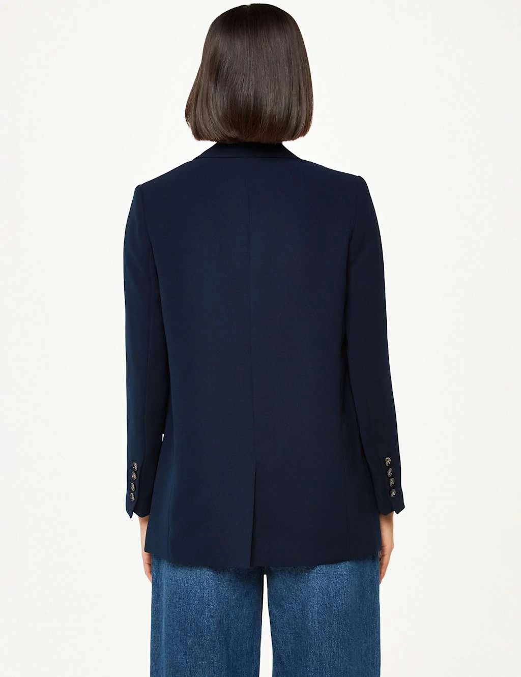 Whistles Crepe Relaxed Blazer 10 Whistles Crepe Relaxed Blazer - Image 8