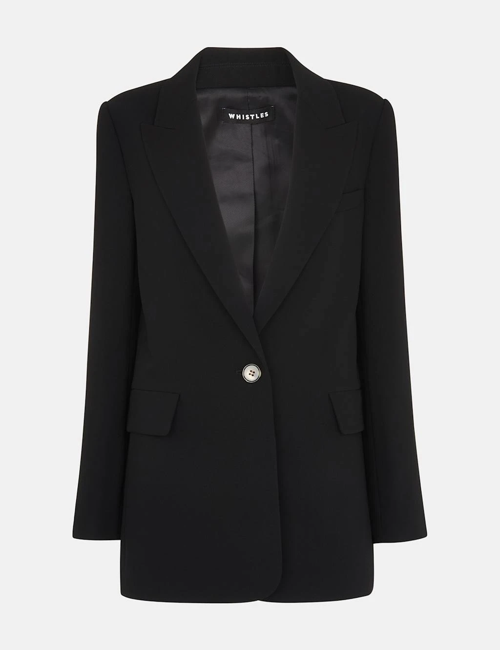 Whistles Crepe Relaxed Blazer 11 Whistles Crepe Relaxed Blazer - Image 9