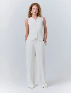 Ghost Crepe Single Breasted Waistcoat -Marks and Spencer Shop crepe single breasted waistcoat 7