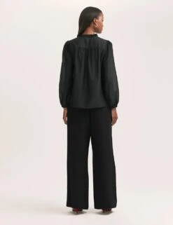 Crepe Tie Neck Blouse -Marks and Spencer Shop crepe tie neck blouse 6