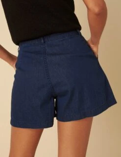 Denim High Waisted Shorts -Marks and Spencer Shop denim high waisted shorts 5