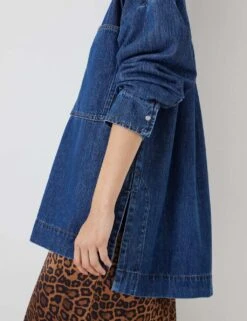 Denim Oversized Pullover Shirt 20 Denim Oversized Pullover Shirt -Marks and Spencer Shop denim oversized pullover shirt 8