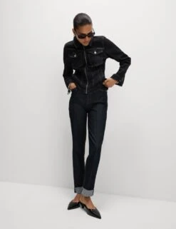 Denim Waisted Jacket -Marks and Spencer Shop denim waisted jacket 12