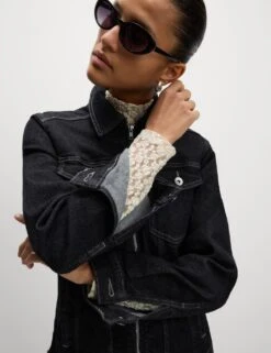 Denim Waisted Jacket -Marks and Spencer Shop denim waisted jacket 15