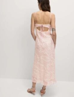 Embellished Lace Frill Midaxi Column Dress -Marks and Spencer Shop embellished lace frill midaxi column dress 13