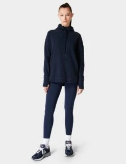 Sweaty Betty Escape Cotton Blend Fleece Relaxed Hoodie -Marks and Spencer Shop escape cotton blend fleece relaxed hoodie 6