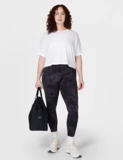 Sweaty Betty Essential Cotton Rich Crew Neck Crop T-Shirt -Marks and Spencer Shop essential cotton rich crew neck crop t shirt 13