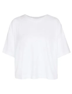 Sweaty Betty Essential Cotton Rich Crew Neck Crop T-Shirt -Marks and Spencer Shop essential cotton rich crew neck crop t shirt 8