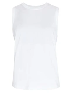 Sweaty Betty Essential Cotton Rich Crew Neck Vest Top -Marks and Spencer Shop essential cotton rich crew neck vest top 12
