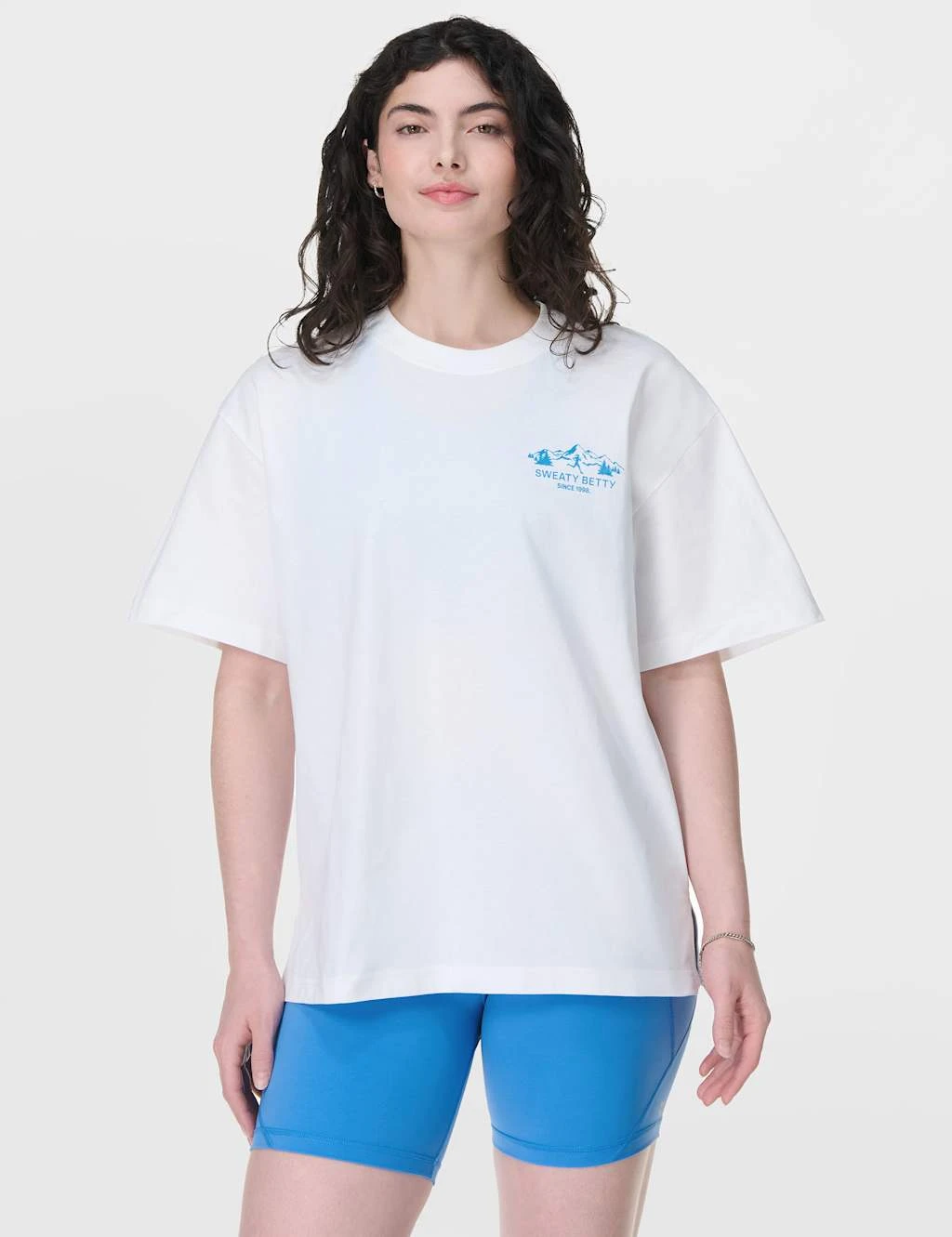 Sweaty Betty Explore More Pure Cotton Logo T-Shirt 18 Sweaty Betty Explore More Pure Cotton Logo T-Shirt - Image 16