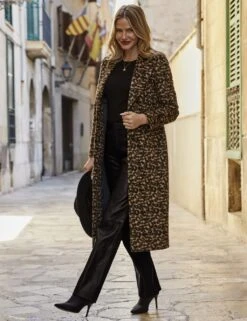 Faux Fur Longline Coat -Marks and Spencer Shop faux fur longline coat 8