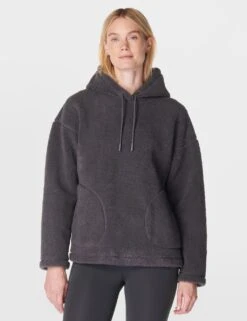 Sweaty Betty Fleece Relaxed Hoodie -Marks and Spencer Shop fleece relaxed hoodie 11