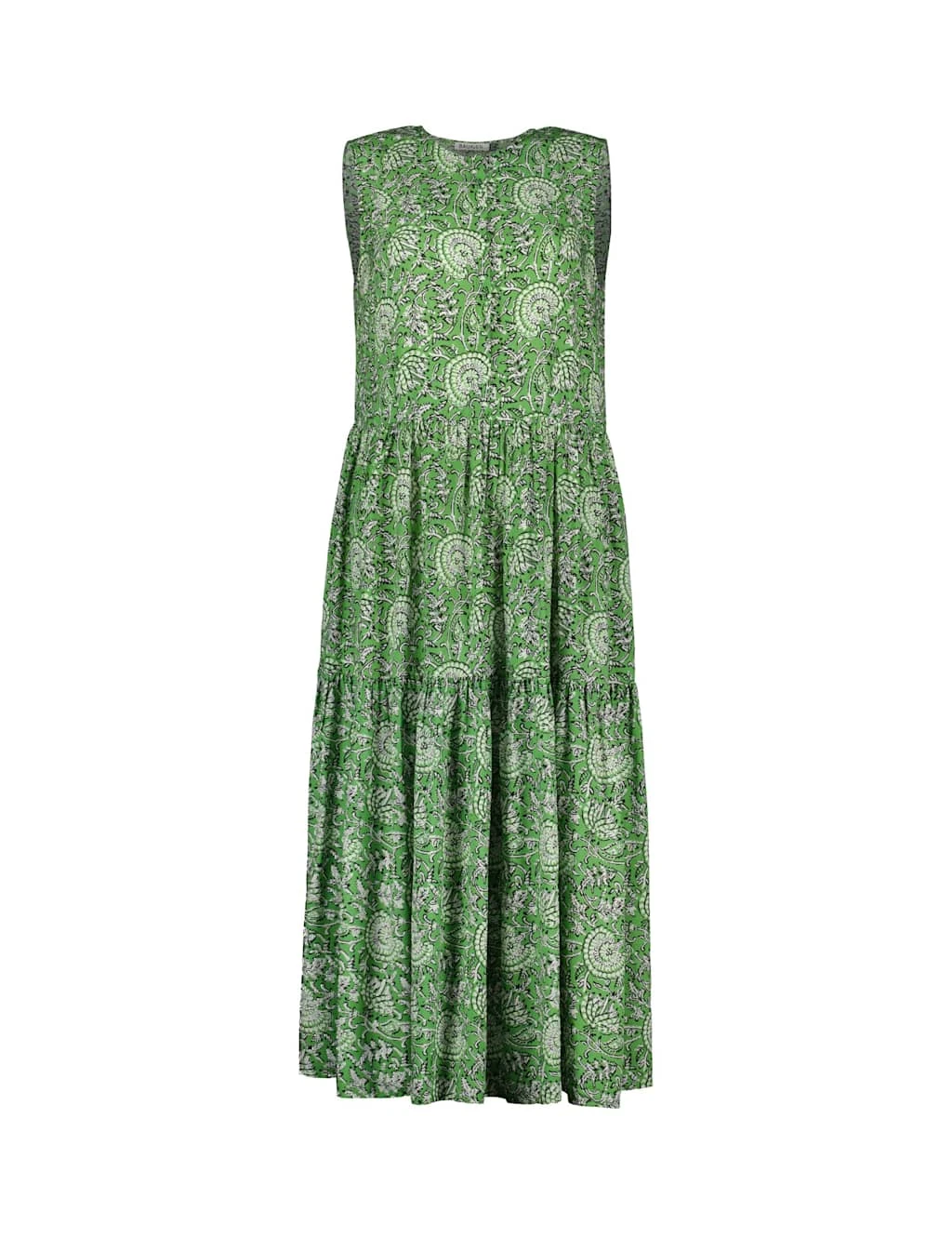 Floral Notch Neck Midi Skater Dress 9 Floral Notch Neck Midi Skater Dress - Image 7