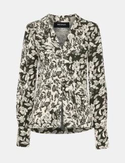 Whistles Floral V-Neck Button Through Blouse -Marks and Spencer Shop floral v neck button through blouse 6