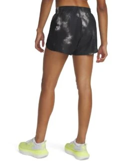 Under Armour Fly-By Printed High Waisted Sports Shorts -Marks and Spencer Shop fly by printed high waisted sports shorts 3
