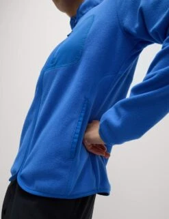 Thermal Zip Up Funnel Neck Fleece -Marks and Spencer Shop funnel neck fleece jacket 4