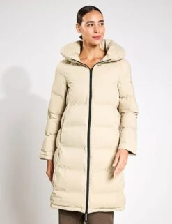 Born Funnel Neck Longline Puffer Coat -Marks and Spencer Shop funnel neck longline puffer coat 13
