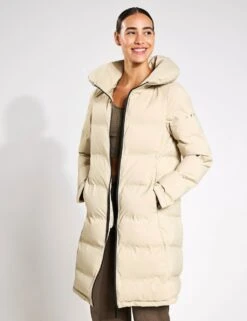 Born Funnel Neck Longline Puffer Coat -Marks and Spencer Shop funnel neck longline puffer coat 15