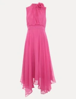 Funnel Neck Midi Waisted Dress -Marks and Spencer Shop funnel neck midi waisted dress 13