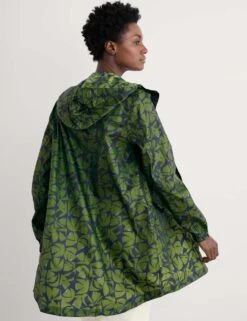 Geometric Hooded Packaway Rain Jacket -Marks and Spencer Shop geometric hooded packaway rain jacket 10