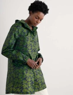 Geometric Hooded Packaway Rain Jacket -Marks and Spencer Shop geometric hooded packaway rain jacket 11