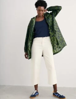 Geometric Hooded Packaway Rain Jacket -Marks and Spencer Shop geometric hooded packaway rain jacket 14