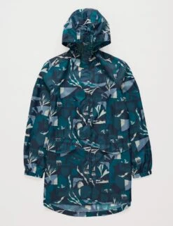 Geometric Hooded Packaway Rain Jacket -Marks and Spencer Shop geometric hooded packaway rain jacket 8