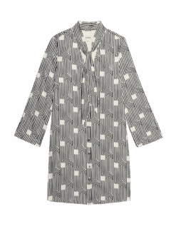 Jaeger Geometric Short Shift Dress -Marks and Spencer Shop geometric knee length shift dress