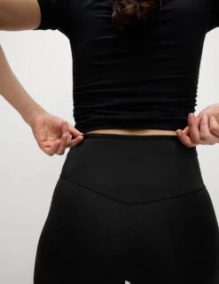 Go Balance Wrap Waist Yoga Leggings -Marks and Spencer Shop go balance high waisted yoga leggings 4