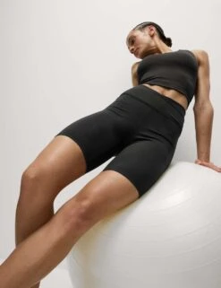 Go Balance High Waisted Yoga Shorts -Marks and Spencer Shop go balance high waisted yoga shorts 7