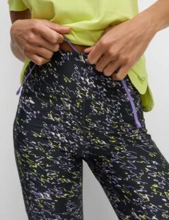 Go Move Printed Cropped Gym Leggings 34 Go Move Printed Cropped Gym Leggings -Marks and Spencer Shop go move printed cropped gym leggings 14