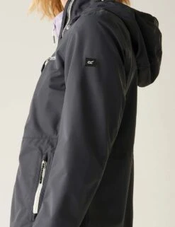 Regatta Hamara IV Waterproof Hooded Rain Jacket -Marks and Spencer Shop hamara iv waterproof hooded rain jacket 14