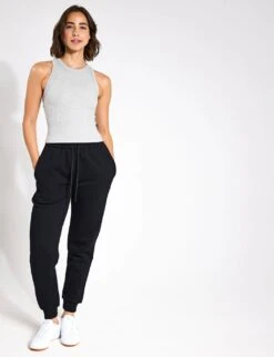 Harmony Cotton Rich Rib Crop Vest Top -Marks and Spencer Shop harmony cotton rich rib crop vest top 11