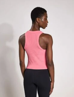 Harmony Cotton Rich Rib Crop Vest Top -Marks and Spencer Shop harmony cotton rich rib crop vest top 5