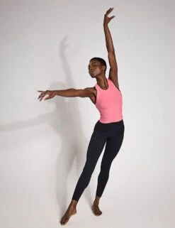 Harmony Cotton Rich Rib Crop Vest Top -Marks and Spencer Shop harmony cotton rich rib crop vest top 6