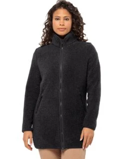 Jack Wolfskin High Curl High Neck Longline Fleece Jacket -Marks and Spencer Shop high curl high neck longline fleece jacket 6