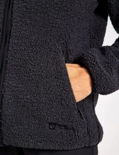 Jack Wolfskin High Curl Zip Up Funnel Neck Fleece Jacket -Marks and Spencer Shop high curl zip up funnel neck fleece jacket 10