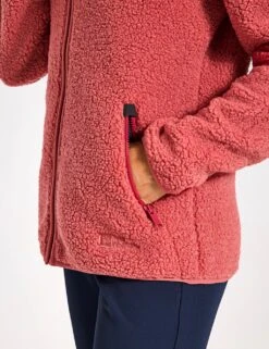 Jack Wolfskin High Curl Zip Up Funnel Neck Fleece Jacket -Marks and Spencer Shop high curl zip up funnel neck fleece jacket 4