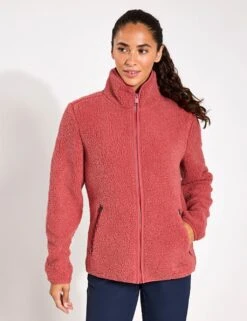 Jack Wolfskin High Curl Zip Up Funnel Neck Fleece Jacket -Marks and Spencer Shop high curl zip up funnel neck fleece jacket 7