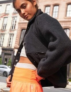 Hit The Slopes Fleece Zip Up Jacket -Marks and Spencer Shop hit the slopes fleece zip up jacket 10