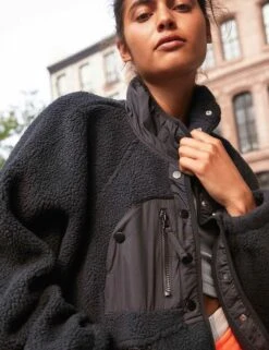 Hit The Slopes Fleece Zip Up Jacket -Marks and Spencer Shop hit the slopes fleece zip up jacket 8