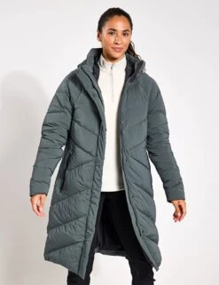 Jack Wolfskin Marienplatz Hooded Longline Puffer Coat -Marks and Spencer Shop hooded longline puffer coat 12