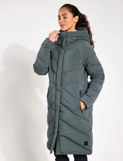 Jack Wolfskin Marienplatz Hooded Longline Puffer Coat -Marks and Spencer Shop hooded longline puffer coat 16