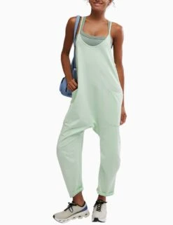 Hot Shot Cotton Rich Relaxed Jumpsuit -Marks and Spencer Shop hot shot cotton rich relaxed jumpsuit 14