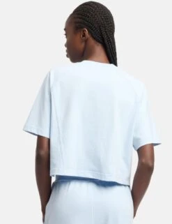 Reebok Icon Elements Pure Cotton Crew Neck T-Shirt -Marks and Spencer Shop icon elements pure cotton crew neck t shirt 9