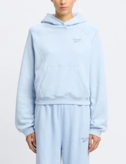 Reebok Icon Elements Pure Cotton Relaxed Hoodie -Marks and Spencer Shop icon elements pure cotton relaxed hoodie 7