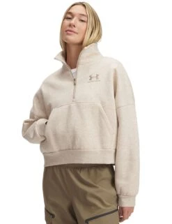 Under Armour Icon Fleece Cotton Rich Sweatshirt -Marks and Spencer Shop icon fleece cotton rich sweatshirt 2