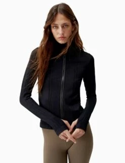 Born India Funnel Neck Sports Jacket With Stretch -Marks and Spencer Shop india funnel neck sports jacket with stretch 4